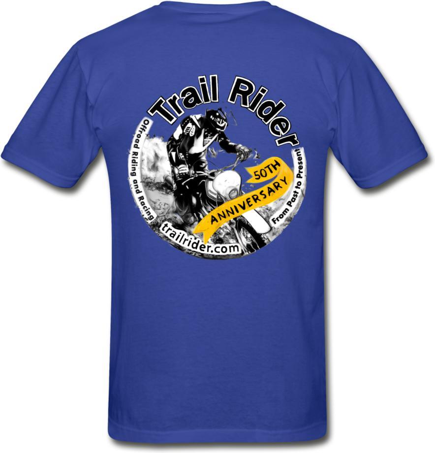 Trail Rider-Limited Edition- 50th Anniversary-Pocket Logo - royal blue
