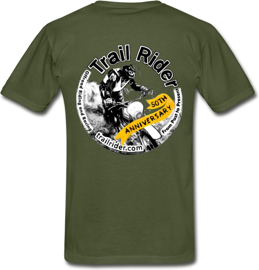 Trail Rider-Limited Edition- 50th Anniversary-Pocket Logo - military green