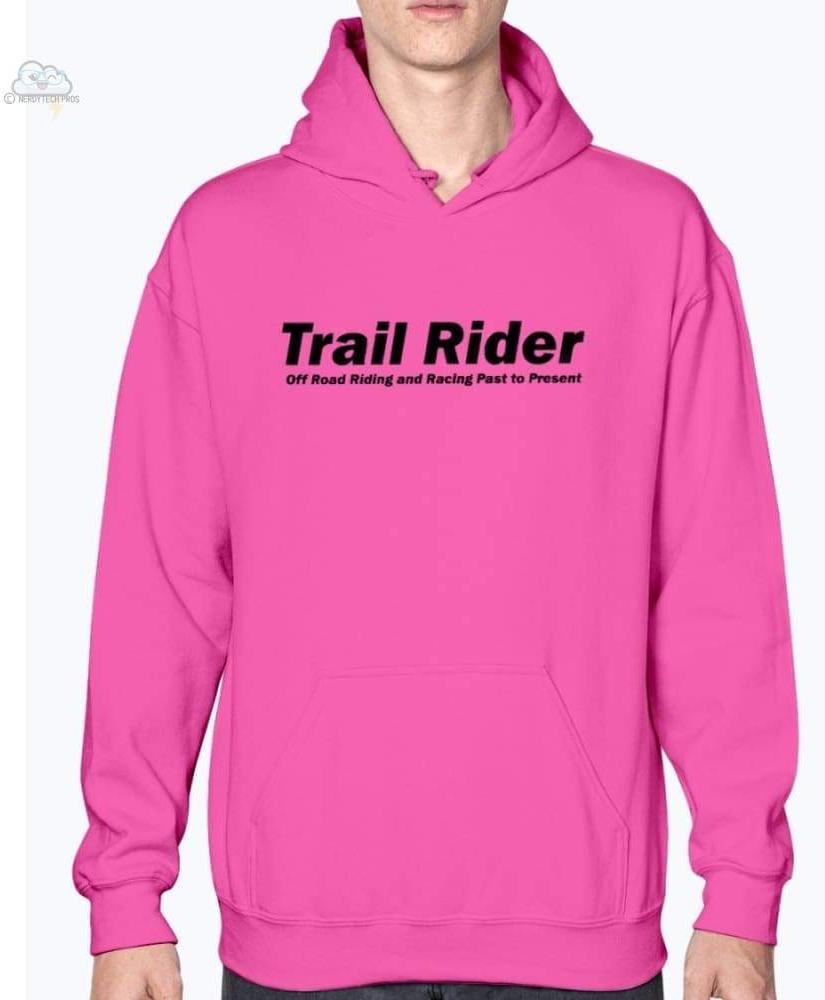 Trail Rider- Unisex- Gildan Hoodie - Heliconia / S - Sweatshirts