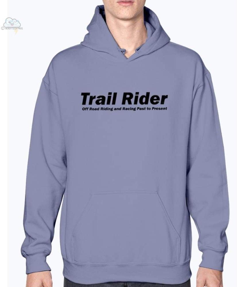 Trail Rider- Unisex- Gildan Hoodie - Violet / S - Sweatshirts