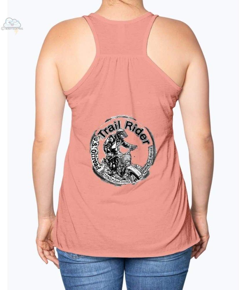 Trail Rider - Womens - Bella Flowy Racerback Tank - Sunset / XS - Shirts