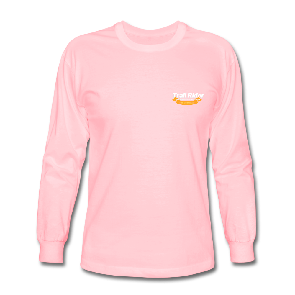 TrailRider 50th Anniversary- Men's Long Sleeve T-Shirt(fruit of the loom brand) - pink