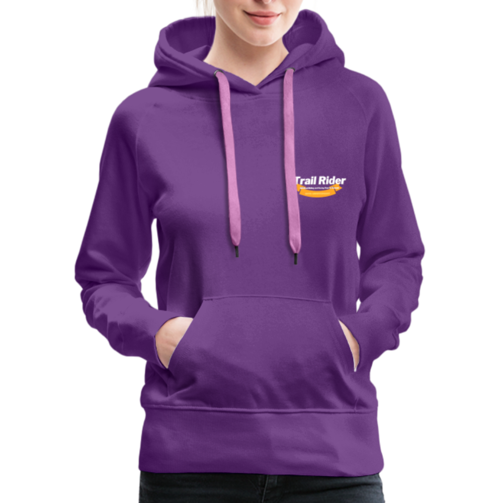 TrailRider 50th Anniversary- Women’s Premium Hoodie - purple