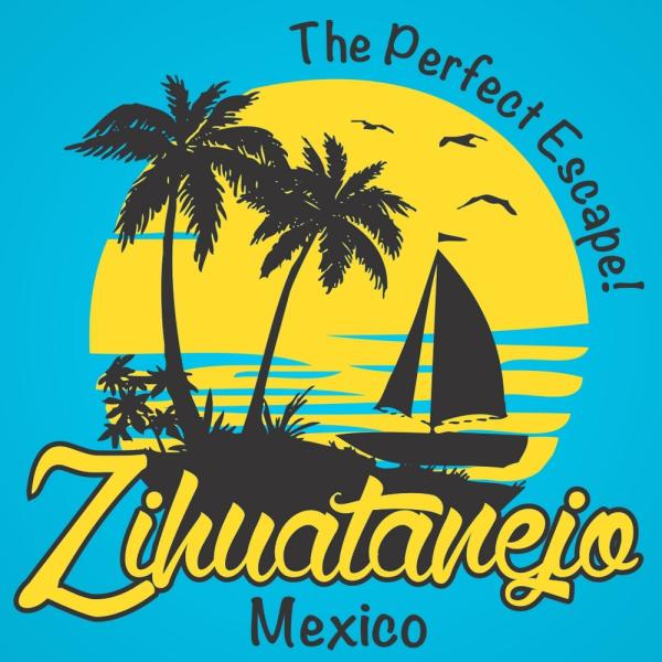 Zihuatanejo Mexico Men's T-Shirt
